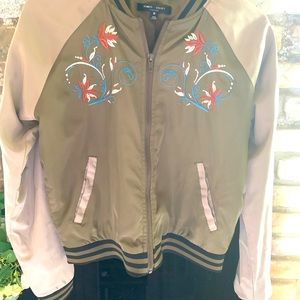 Multi-colored designed Romeo and Juliet Bomber Jacket